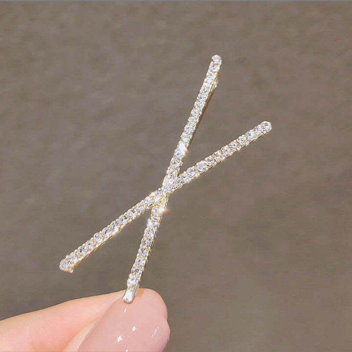 cw-2pcs-3pcs-new-cross-crystal-hairpins-rhinestones-x-hair-clips-barrettes-simple-side-clip-bridal-headwear-girl-hair-accessories