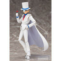 นักสืบโคนันของแท้ Figma Kaitou Kiddo ข้อต่อที่สามารถเคลื่อนย้ายอะนิเมะแอ็คชั่นของเล่นสำหรับหนุ่มๆสาวๆของขวัญเด็กเครื่องประดับรุ่น