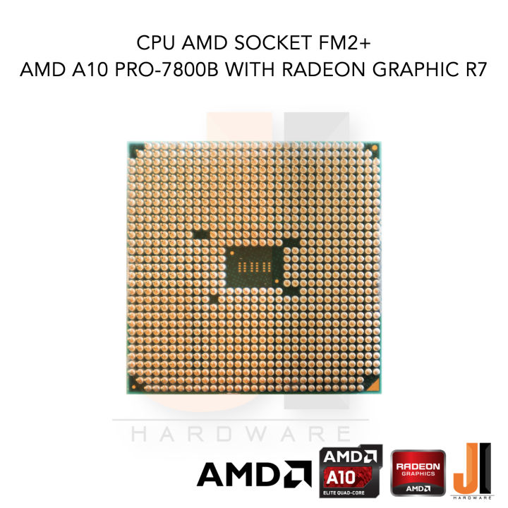 cpu-amd-a10-pro-7800b-4-core-4-thread-3-5-3-9-ghz-4-mb-l2-cache-65-watts-tdp-no-fan-socket-fm2-สินค้ามือสองสภาพดีมีการรับประกัน