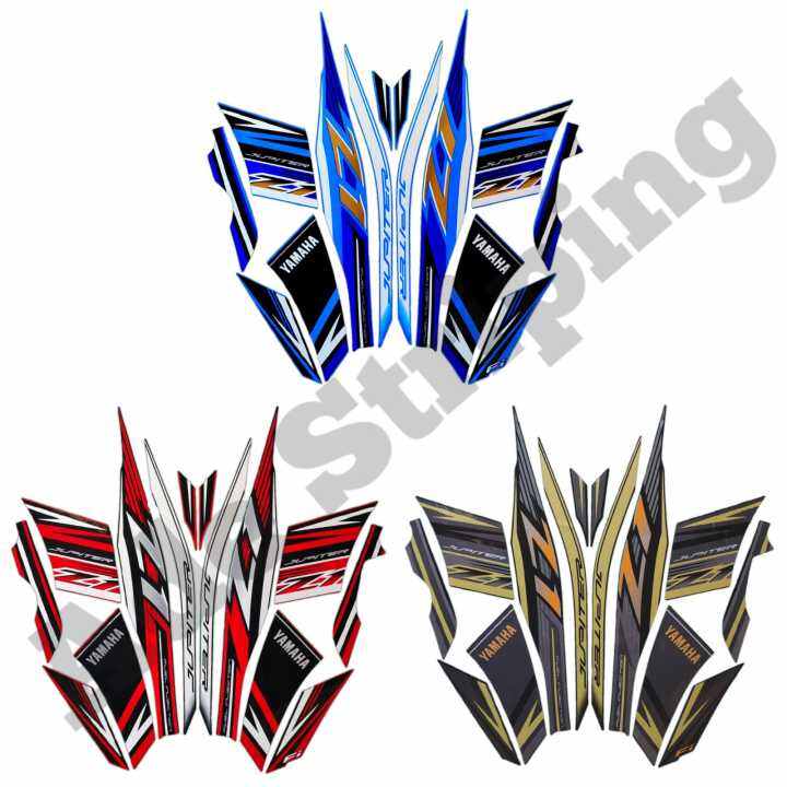 STIKER STRIPING LIS BODY MOTOR YAMAHA JUPITER Z1 2016 STANDAR FULL SET