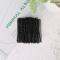 ? [XINJIAN] 50ชิ้น/เซ็ต hair waved U-shaped bobby PIN barrette Salon Grip คลิป