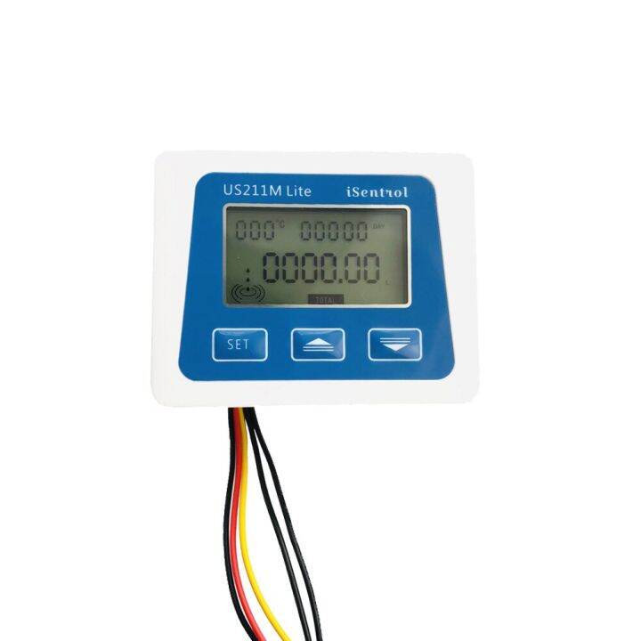 Us211m Lite Digital Flow Meter And Bspp Uss Hs43tb Stainless Steel 304 Hall Water Flow Sensor 2 8239