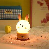 [Super bright bulb] Rabbit Wireless Portable Lamp Intelligent Dimming Silicone Night Mother And Baby Light ข้างเตียงพร้อมการดูดซับแม่เหล็ก