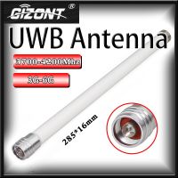 N เสาอากาศชาย3G-6G 3.7G-4.2G เสาอากาศ UWB รอบทิศทางฐานสถานีกลางแจ้งสูงเสาอากาศกันน้ำไฟเบอร์กลาส