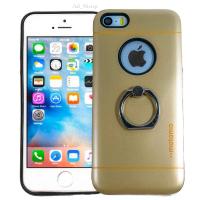 เคส ไอโฟน Case iPhone 5 5S / SE ( เคส2ชั้น สีทอง มีแหวนคล้องนิ้วมือ ) เคสปกป้องเครื่องได้ดีมาก Case Cover for Apple iPhone 5 5S / SE
