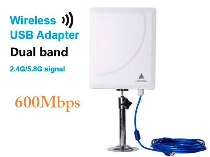usb-wifi-adapter-600mbps-2-4g-5g-high-power-ตัวรับ-wifi-ระยะไกล-outdoor-high-power-สัญญาณแรง-melon-n519d