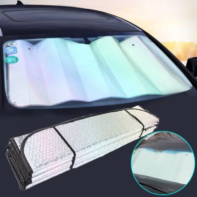 【LZ】 Car Sun Shade UV Protection Curtain High Quality Car Sunshade Film Windshield Visor Front Windshield Sunshade Cover