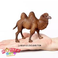 Monkey Toys - โมเดลสัตว์ Camel อูฐ สองหนอก แดง ขนาด 12.20 CM (จากหาดใหญ่)