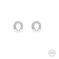 WEST ISLAND LONDON ต่างหู ตุ้มหู WE RH56-WI9131221 Tring Earring - Rhrodium Plating - Nickel Free - Surgical Grade - IGPU20-10