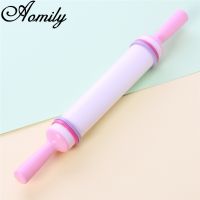 【YF】 Aomily Non-Stick Rolling Pin Pastry Dough Flour Roller for Cookies Noodle Biscuit Fondant Cakes Baking Cooking Kitchen Tools