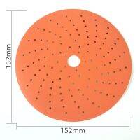 【hot】℡  Sandmox  518 6 Inch Round Back Porous Dry Sandpaper 152MM Car Ash Polishing