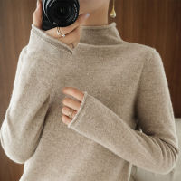 2021 Autumn Winter Women Sweater Turtleneck Cashmere Sweater Women Knitted Pullover Fashion Keep Warm New Long Sleeve Loose Tops