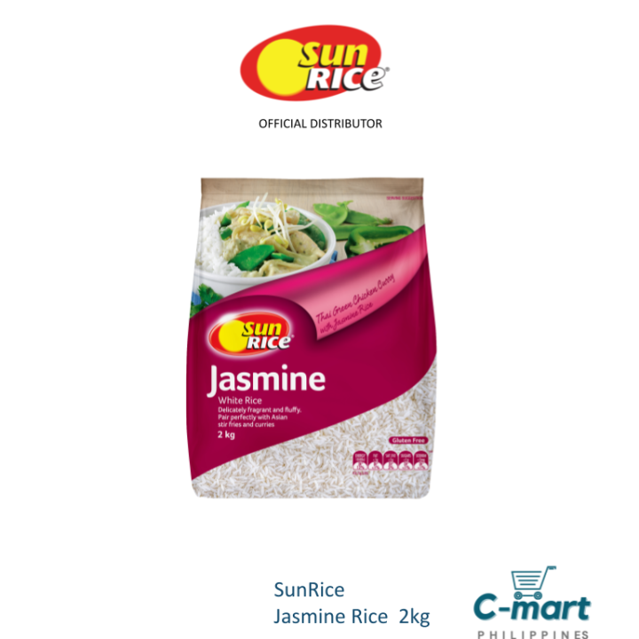 SunRice Jasmine Rice 2kg Lazada PH