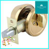 กุญแจลิ้นตาย 1 ด้าน HAFELE 911.22.396 สีทองเหลืองเงาSINGLE CYLINDER DEADBOLT HAFELE 911.22.396 POLISHED BRASS **หมดแล้วหมดเลย**