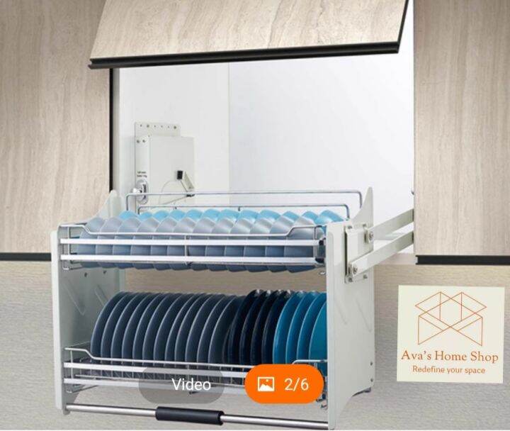 pull down plate rack, pull down dish rack pull down pantry basket