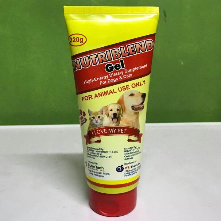 NutriBlend Gel Energy Supplement for Dogs & Cats 220g Lazada PH