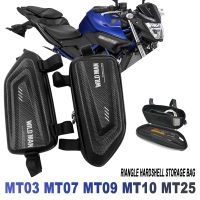 For MT 07 09 10 MT09 MT07 MT10 MT03 MT25 motorcycle modified side bag waterproof triangle side bag hard shell bag