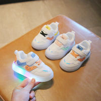 2022 Size 15-25 Baby Led Shoes For Boys Girls Luminous Toddler Shoes For Kids Soft Bottom Sneakers With LED Lights Glowing tenis