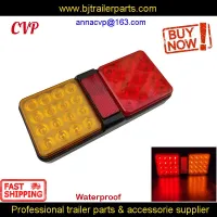 Tail LED Trailer Lights Lamp Pair Boat Waterproof Submersible 12V RV Parts (2PCS/1PAIR) Camper Caravan Accessories Trailer Accessories