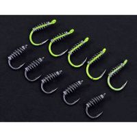 【LZ】◎☍  Gancho giratório pesca acessórios pesca carpa gancho afiado 20 pcs/lot