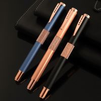 Classic Design Business Men Luxury Metal Ballpoint Pen High Quality Signature Writing Gift Pen  Pens