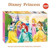 Disney Princess Snow White Cartoon Jıgsaw Puzzle 200PCS childrens educational Toys For Kids Xmas Gift With Box