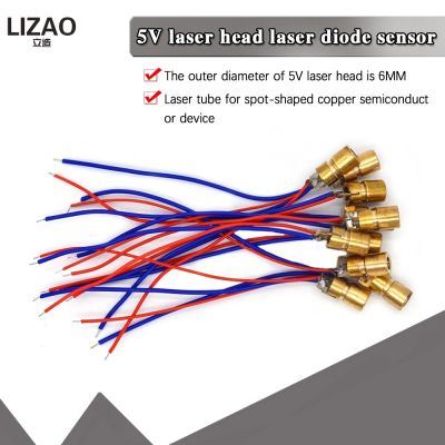 【LZ】☇۩✎  WAVGAT 10PCS 5V 650nm 5mW Adjustable Laser Dot Diode Module Red Sight Copper Head Mini Laser Pointer