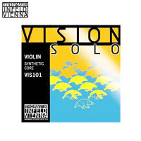 Thomastik VIS101 Vision Solo 44 Violin Strings Set with Silver D,Silver G Wound Strings Full set (G,D,A,E)