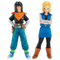 24เซนติเมตรอะนิเมะ D Ragon B All Z Android 17 18รูป Android 18พีวีซีแอ็คชั่นรูปแบบการเก็บของเล่นสำหรับเด็กของขวัญคริสต์มาส