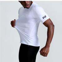 Mens Cool Dry Compression Short Sleeve Sports Baselayer T-Shirts Tops