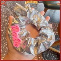 PEANSEA แฟชั่นสำหรับผู้หญิง ตุ๊กตาบาร์บี้ scrunchie สีทึบทึบ อีลาสติก เชือกมัดผม ที่มัดผม หางม้าหางม้า ยางรัดผม สำหรับผู้หญิง