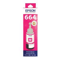 Epson T664300 M หมึกแท้ สีม่วงแดง จำนวน 1 ชิ้น   ไม่มีกล่อง