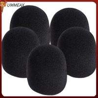 UMMEAX 5 Pcs อ่อนนุ่ม ไมค์ หมวก ป้องกัน ฝาครอบโฟมไมโครโฟน ฟองน้ำ ข้น