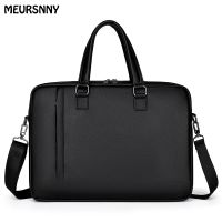 PU Leather Laptop Bag For MacBook iPad HP Lenovo 15.6 Inch Computer Cover Waterproof Notebook Sleeve Business Shoulder Bags