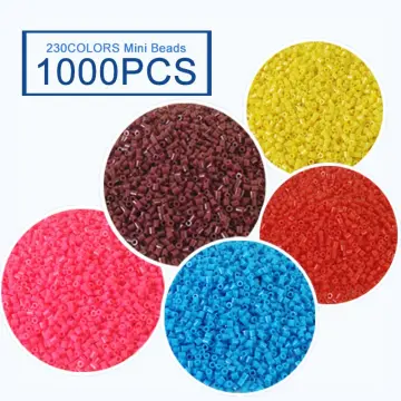 2.6mm/1000pcs bag Mini Perler Hama Beads Iron Beads for Kids Diy Puzzles  High Quality Handmade Gift Toy