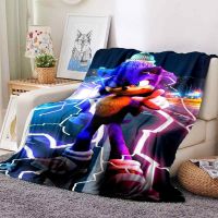 Hedgehog Sonic Cartoon Blanket Sofa Office Nap Air Conditioning Blanket Flannel Soft Keep Warm Can Be Customized J7