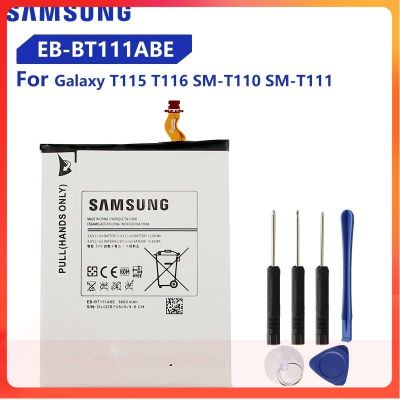 แบตเตอรี่ Original สำหรับ Samsung SM-T110 T111 T115 T116 EB-BT115ABC EB-BT111ABE EB-BT111ABC 3600mAh