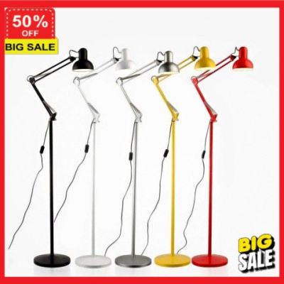 โคมไฟ (ลูกค้าใหม่ลดอีก5%) โคมไฟ Led โคมไฟแต่งบ้าน ตั้งพื้น อ่านหนังสือ reading lamp สูง MAX 185 cm ตั้งพื้น ปรับระดับได้ ตัวโคมและฐานอลูมิเนียม โคมไฟตั้งโต๊ะ  โคมไฟอ่านหนังสือ