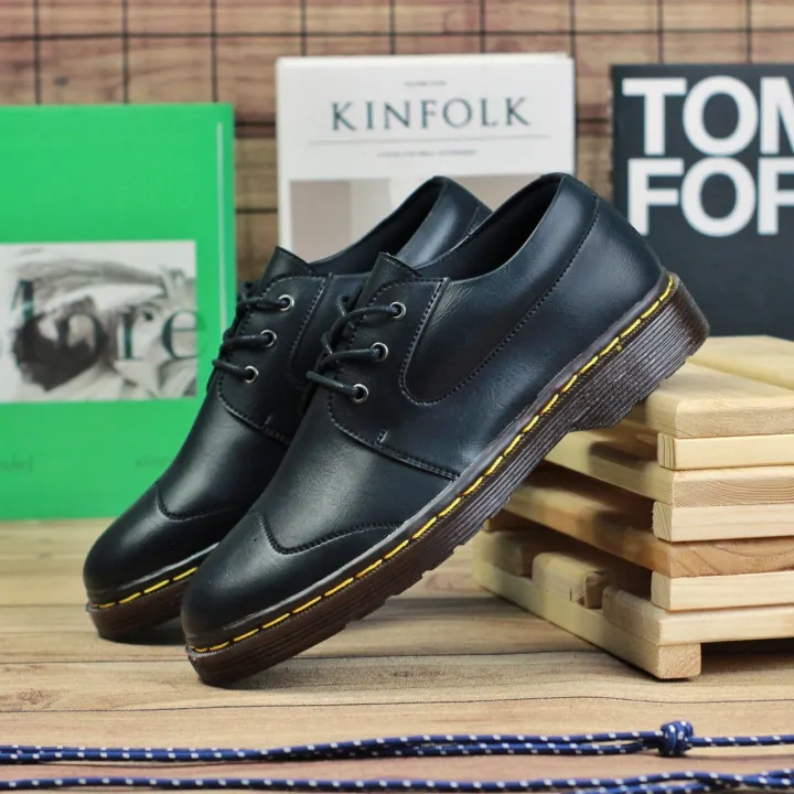 Sepatu Formal Pria Pantofel Martens Kerja Kasual Low Boots Docmart