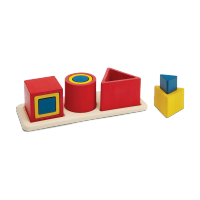 PlanToys Nesting Puzzle-Unit Plus ของเล่นเพื่อการศึกษาและการเรียนรู้ สำหรับเด็ก 18 เดือนขึ้นไป