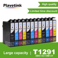 Plavetink 3ชุดเข้ากันได้ตลับหมึกหมึกสำหรับ Epson เต็มรูปแบบ T1291-T1924สไตลัส Sx440w Sx445w Sx525wd Sx535wd Bx925fw Sx620fw