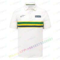 hot【DT】 2022 New Ayrton Senna Fashion Brands Polo Shirt Mens Quick-Drying Short Sleeve Polos Mens Clothing