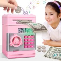Piggy Bank Toys for 6 7 8 9 10 11 Year Old Girl Gifts, Money Saving for Teen Girls Toys Age 6-8-10-12, Christmas Birthday Gifts for 7 8 Year Old Girls Stuff ATM Machine for Kids 5-7, Pink