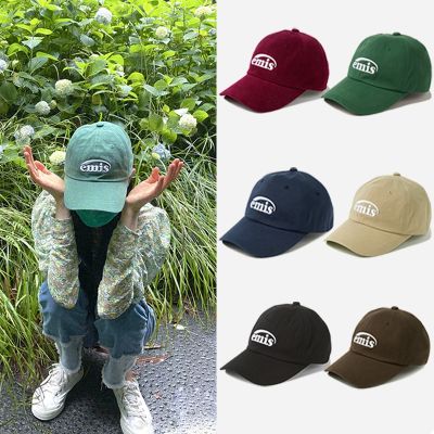 ♣✧ South Korea emis female summer sunshade hat new baseball cap Dillon hot and popular logo green cap a particular male