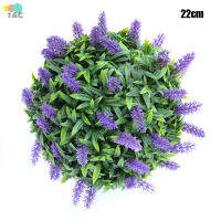 TAC โฮมเมดลาเวนเดอร์สีม่วงแขวน Topiary Ball ดอกไม้ตกแต่งตะกร้าหม้อ Handmade