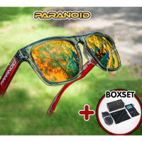 แว่นตากันแดด PARANOID เลนส์ HD Polarized UV400 แถมฟรีสายคล้องแว่นพร้อมชุด Box Set