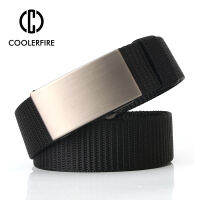 Men Belts Cavas Fabric Webbing Belt High Quality Metal Buckle Belts for Men Casual Work Sports Comfort Simple Strap