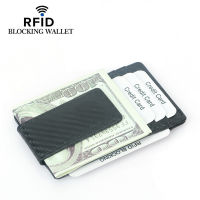 GENODERN RFID Slim Magnetic Money Clip Mini Credit Card Case Holder Ultrathin Pocket Clamp Credit Card Case Mini Wallet