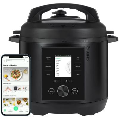 CHEF IQ Black 6 Qt Multi-Functional WIFI Smart Pressure Cooker