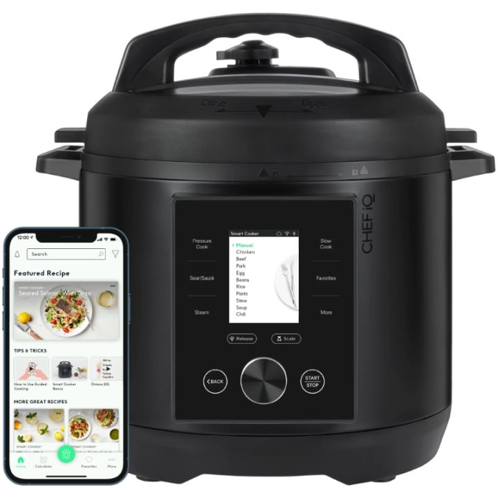 chef-iq-black-6-qt-multi-functional-wifi-smart-pressure-cooker